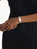 Silver CK Pulse Two-Tone Steel Bracelet Watch  Women
