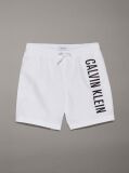 White Boys Swim Shorts - Intense Power  Boys