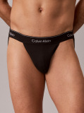 Μαύρο Σετ 3 Jock Straps - Icon Cotton Stretch  Άνδρας