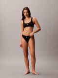 Black Bralette Bikini Top - CK Monogram  Women