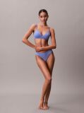 Blue Low Rise Thong - Icon Logo Lace  Women