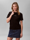 Black Tonal Logo Classic T-Shirt  Women