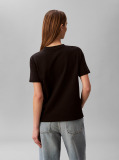 Black Monogram Appliqué T-shirt  Women