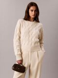 Brown Croco-Effect Monogram Plaque Shoulder Bag  Women
