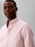Pink Tonal Stripe Oxford Shirt  Men
