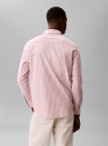 Pink Tonal Stripe Oxford Shirt  Men