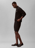 Black 9" Straight Chino Shorts  Men