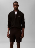 Black 9" Straight Chino Shorts  Men