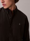 Black Solid Classic Oxford Button-Down Shirt  Men
