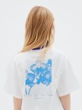 White Logo Crew Neck T-Shirt  Girls