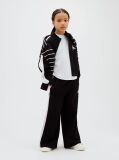 Black Monologo Track Top And Joggers Set  Girls