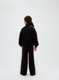 Black Monologo Track Top And Joggers Set  Girls