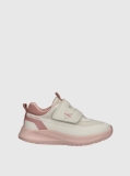 Pink Low Cut Velcro Sneakers  Girls