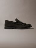 Καφέ Σουέτ Loafers Με Διακοσμητική Φούντα  Άνδρας