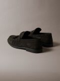 Καφέ Σουέτ Loafers Με Διακοσμητική Φούντα  Άνδρας