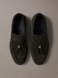 Καφέ Σουέτ Loafers Με Διακοσμητική Φούντα  Άνδρας