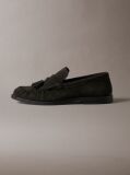 Καφέ Σουέτ Loafers Με Διακοσμητική Φούντα  Άνδρας