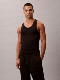 Black 3 Pack Lounge Tank Tops  Men