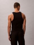 Black 3 Pack Lounge Tank Tops  Men