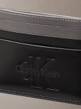 Μαύρο Δερμάτινη Θήκη Καρτών Με Monologo  Άνδρας