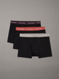 Μαύρο Σετ 3 Μπόξερ - Cotton Stretch  Άνδρας