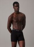 Black 3 Pack Boxer Briefs - Cotton Stretch  Men