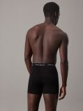 Black 3 Pack Boxer Briefs - Cotton Stretch  Men