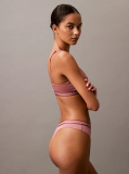 Pink Thong - Tonal Logo  Women