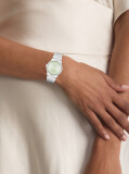 Green Stainless Steel Bracelet Watch  Women