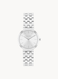 Silver Minimalist Bracelet Watch  Women