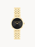 Black Minimalist Bracelet Watch  Women