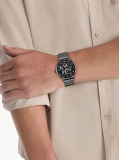 Black Stainless Steel Bracelet Watch  Men
