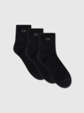 Black CK Men Short Sock 3P  Men