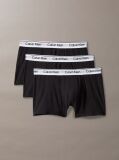 Black 3 Pack Boys Trunks - Icon Cotton Stretch  Boys