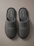 Black Felt Signature Hotel Slippers  Men