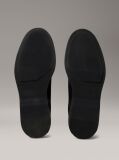 Black Leather Signature Logo Ankle Boots  Women
