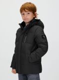 Black Recycled Polyester Puffer Jacket  Boys