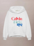 Λευκό Άνετο Hoodie Με Λογότυπο  Κορίτσι