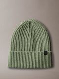Green Unisex Ribbed Beanie  Kids Unisex