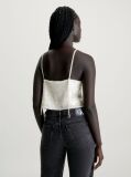 Μπεζ Camisole Τοπ Με Παγιέτες  Γυναίκα