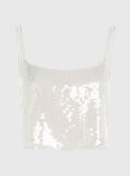 Μπεζ Camisole Τοπ Με Παγιέτες  Γυναίκα