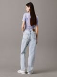 Denim Ψηλόμεσο Τζιν Με Ίσια Γραμμή  Γυναίκα