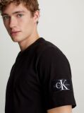 Black Monogram Badge T-shirt  Men