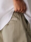 Beige Pleated Twill Bermuda Shorts  Men