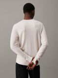 Beige Merino Wool Jumper  Men