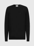 Black Merino Wool Jumper  Men
