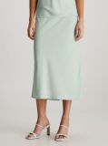 Green Recycled Polyester Slip Skirt  Women