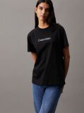 Black Organic Cotton Logo T-shirt  Women