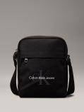 Black Logo Reporter Bag  Men