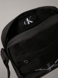 Black Logo Reporter Bag  Men